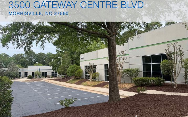 Pictures of Office, Industrial property located at 3500 Gateway Centre Boulevard, Morrisville, NC 27560 for lease - image #1
