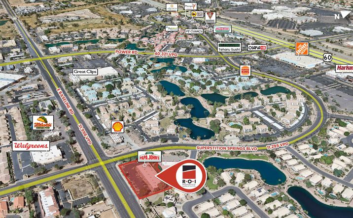 Pictures of Retail property located at 7102 E BASELINE RD, MESA, AZ 85209-4092 for lease - image #1