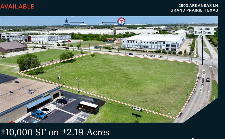 Pictures of Land property located at 2603 Arkansas Ln, Grand Prairie, TX 76014-1820 for lease - image #1