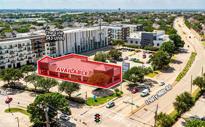 Pictures of Retail property located at 4460 Trinity Mills Road, Dallas, TX 75287 for lease - image #1