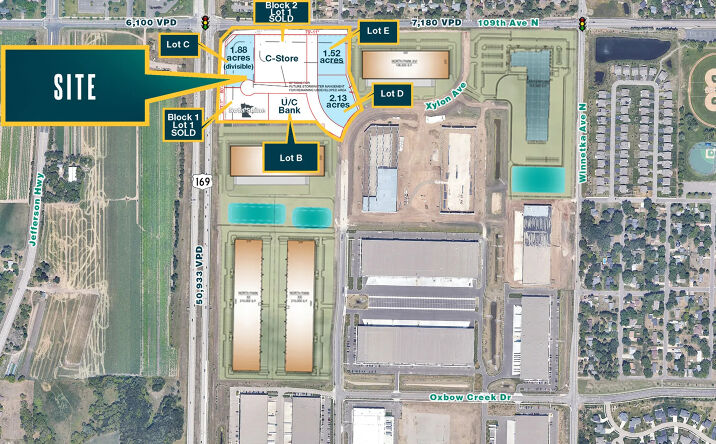 Pictures of Retail, Land property located at SEQ Highway 169 & 109th Ave N Brooklyn Park, Minneapolis, MN 55445 for lease - image #1