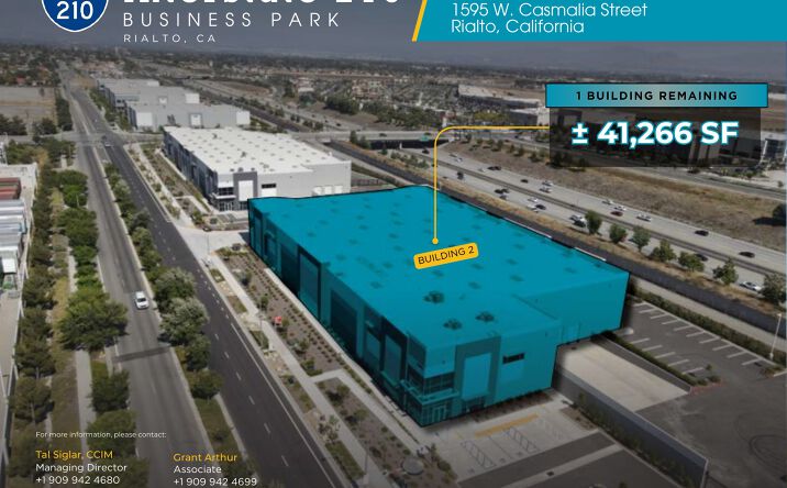 Pictures of Industrial property located at 1595 W. Casmalia Street, Rialto, CA 92377 for lease - image #1