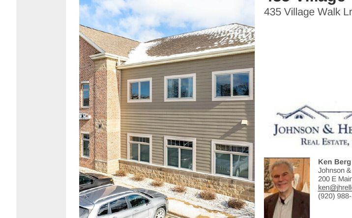 Pictures of Retail, Office, Restaurant property located at 435 Village Walk Ln, Johnson Creek, WI 53038 for lease - image #1
