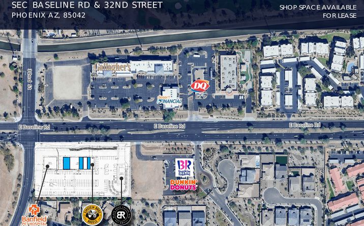 Pictures of Retail property located at SEC Baseline Rd & 32nd Street, Phoenix, AZ 85042 for lease - image #1