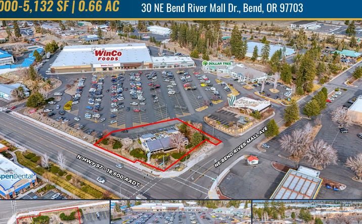 Pictures of Retail, Land, Restaurant property located at 30 NE Bend River Mall Dr, Bend, OR 97703 for lease - image #1
