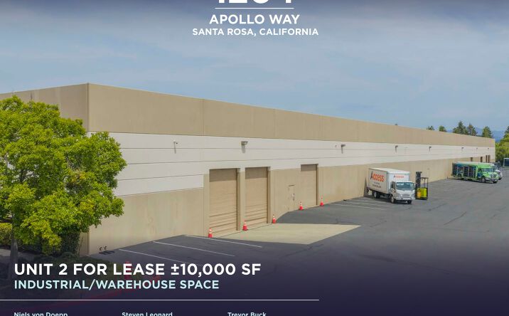 Pictures of Industrial property located at 1264 Apollo Way, Santa Rosa, CA 95407-6777 for lease - image #1