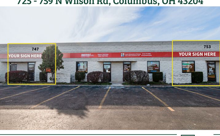 Pictures of Industrial property located at 747 N Wilson Rd, Columbus, OH 43204 for lease - image #1