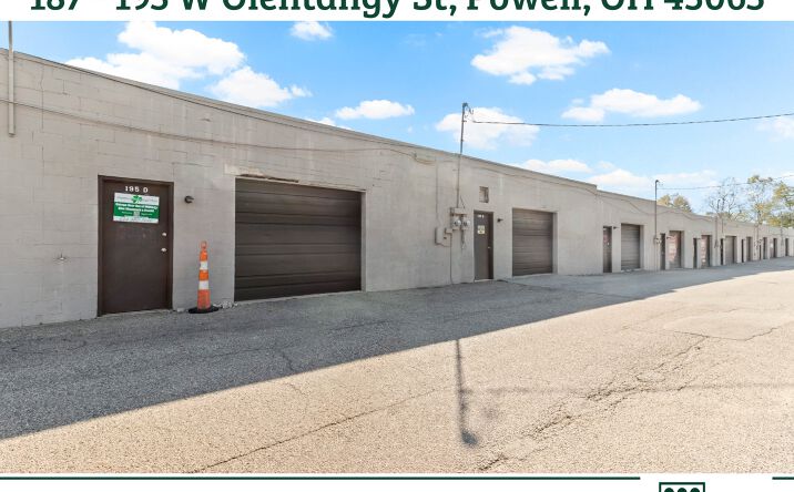 Pictures of Industrial property located at 187 - 195 W Olentangy St, Powell, OH 43065 for lease - image #1