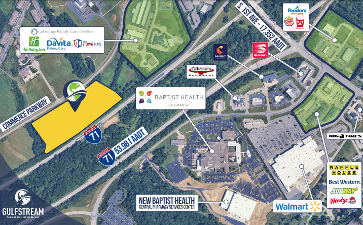 Pictures of Retail, Industrial, Land property located at 1100 Commerce Parkway, La Grange, KY 40031 for lease - image #1
