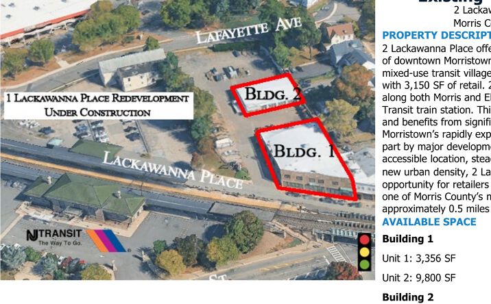 Pictures of Retail property located at 2 Lackawanna Place, Morristown, NJ 07960 for lease - image #1