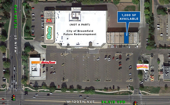 Pictures of Retail property located at 6765 West 120th Avenue, Broomfield, CO 80020 for lease - image #1