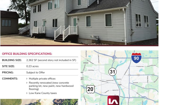 Pictures of Office property located at 1497 N LaFox Street, South Elgin, IL 60177-1227 for lease - image #1