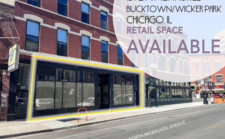 Pictures of Retail property located at 1572 N. Milwaukee Avenue, Chicago, IL 60622-2022 for lease - image #1