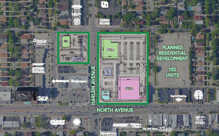 Pictures of Retail property located at 1601 N Harlem Avenue, Chicago, IL 60707 for lease - image #1
