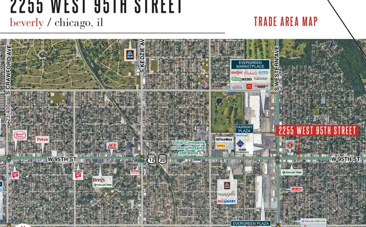 Pictures of Retail property located at 2255 W. 95th Street, Chicago, IL 60614 for lease - image #1
