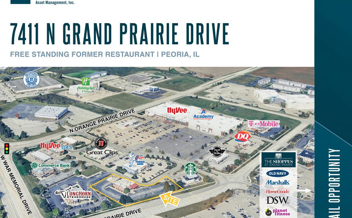 Pictures of Retail, Restaurant property located at 7411 North Grand Prairie Drive, Peoria, IL 61615 for lease - image #1