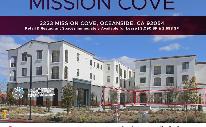 Pictures of Retail property located at 3223 Mission Cove, Oceanside, CA 92054 for lease - image #1