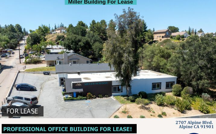 Pictures of Retail, Office, Special Purpose property located at 2707 Alpine Blvd., Alpine, CA 91901 for lease - image #1