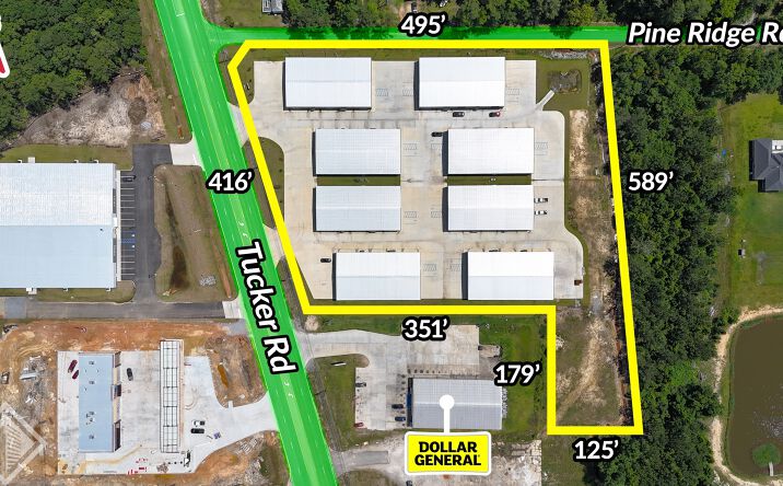 Pictures of Industrial property located at 8655 Tucker Road, Ocean Springs, MS 39564 for lease - image #1