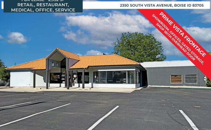Pictures of Retail, Office, Restaurant property located at 2350 South Vista Avenue, Boise, ID 83705 for lease - image #1