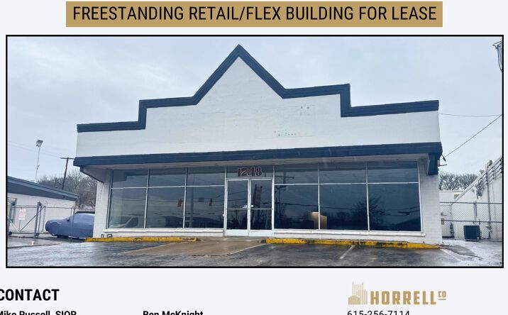 Pictures of Retail, Industrial property located at 1248 Gallatin Pike S, Madison, TN 37115 for lease - image #1