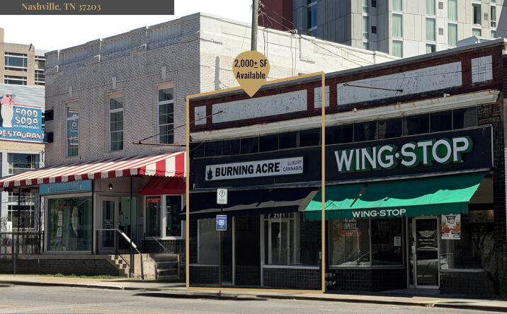 Pictures of Retail property located at 2111 Elliston Pl., Nashville, TN 37203 for lease - image #1