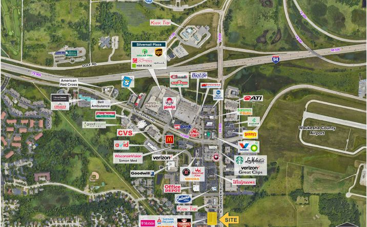 Pictures of Retail property located at 2450 N. Grandview Blvd., Waukesha, WI 53188 for lease - image #1