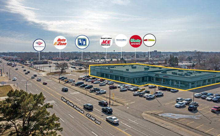 Pictures of Retail property located at 25225 Van Dyke Avenue, Centerline, MI 48015 for lease - image #1