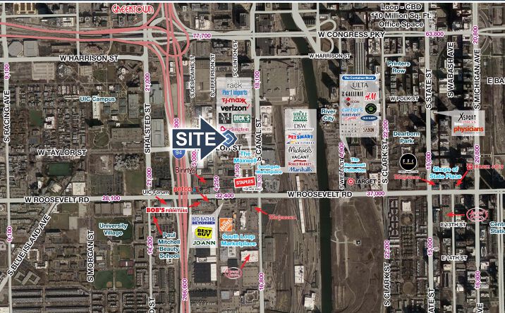 Pictures of Retail property located at Jefferson Street & Taylor Street, Chicago, IL 60607 for lease - image #1