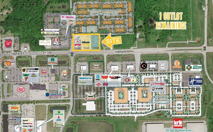 Pictures of Retail property located at 159th Street and Adelmann Drive, Lockport, IL 60441 for lease - image #1