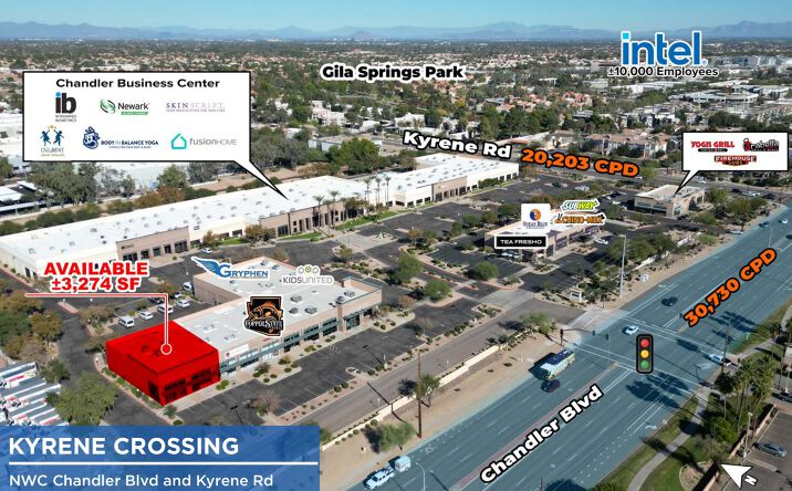 Pictures of Retail property located at NWC Chandler Blvd and Kyrene Rd, Chandler, AZ 85226-2764 for lease - image #1