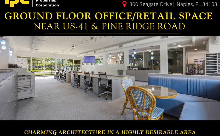 Pictures of Office, Retail property located at 800 Seagate Drive, Naples, FL 34103 for lease - image #1