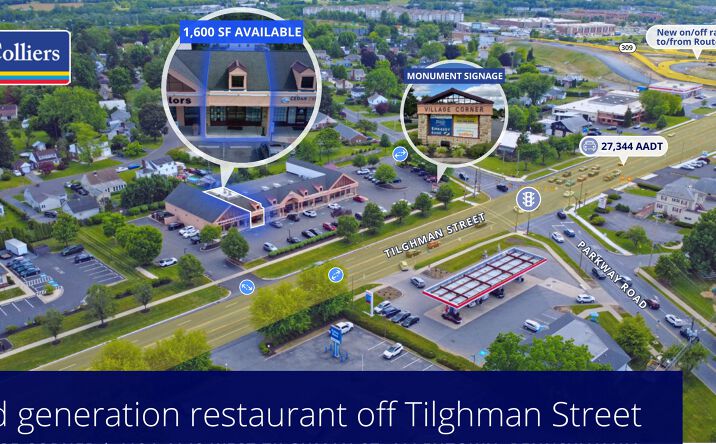Pictures of Retail, Restaurant property located at 4124-4148 Tilghman Street, Allentown, PA 18104 for lease - image #1