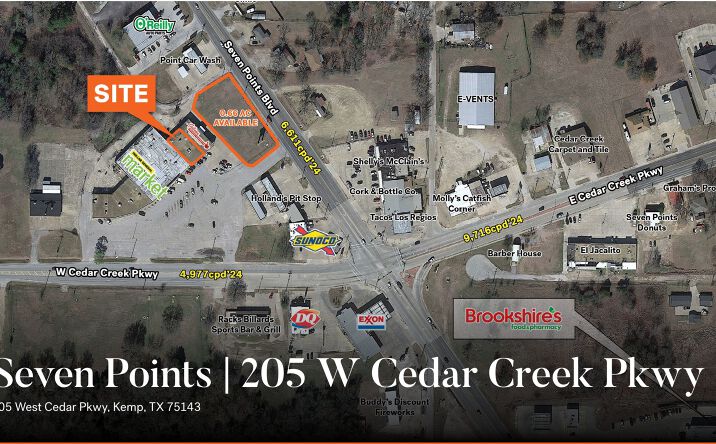 Pictures of Retail property located at 205 West Cedar Creek Pkwy, Kemp, TX 75143 for lease - image #1