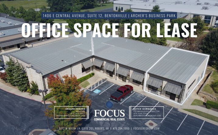 Pictures of Office property located at 1406 E Central Avenue, Suite 12, Bentonville, AR 72712 for lease - image #1