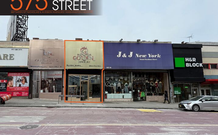 Pictures of Retail property located at 575 West 181st Street, New York, NY 10033-5002 for lease - image #1