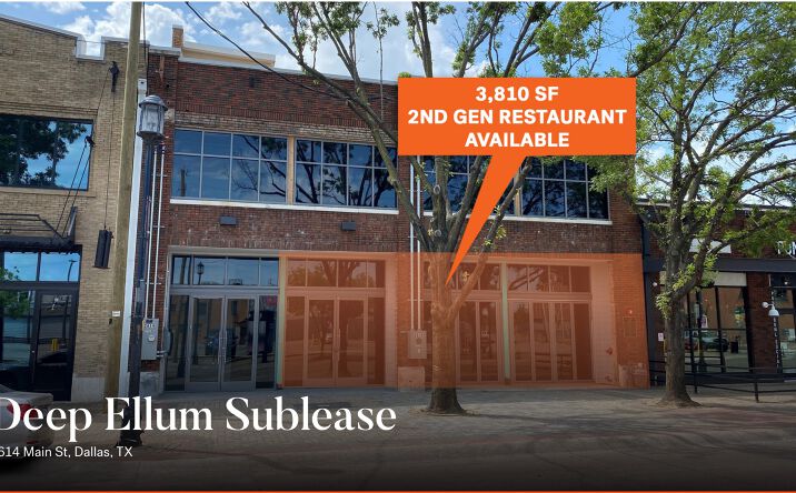 Pictures of Restaurant property located at 2614 Main St, Dallas, TX 75226 for lease - image #1