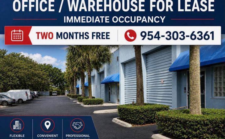 Pictures of Industrial property located at 6761 West Sunrise Boulevard, Plantation, FL 33313 for lease - image #1
