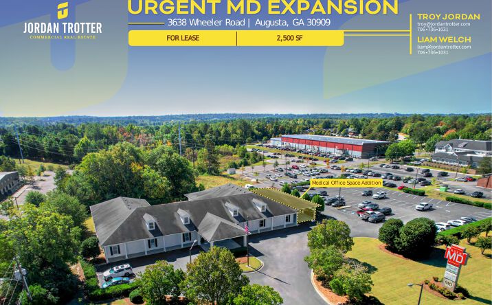 Pictures of Retail, Office property located at 3638 Wheeler Road, Augusta, GA 30909 for lease - image #1