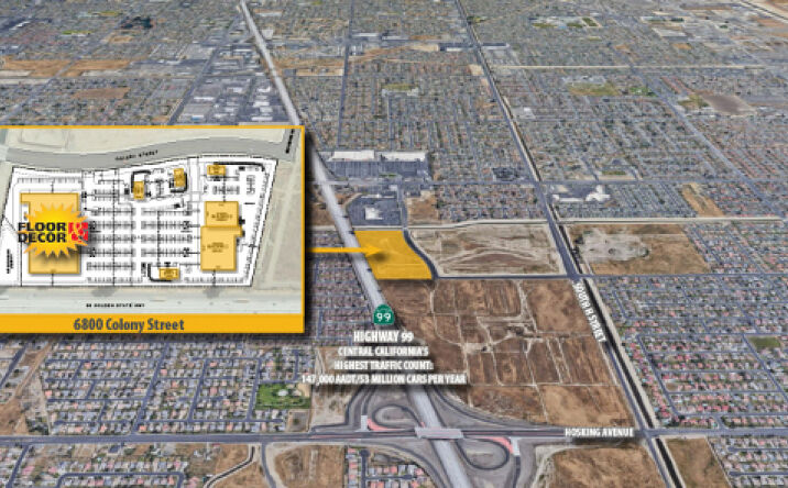 Pictures of Retail property located at NWC Colony and Berkshire Road, Bakersfield, CA 93313 for lease - image #1