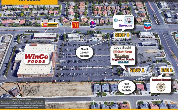 Pictures of Retail property located at SWC Panama Lane & Ashe Road, Bakersfield, CA 93313 for lease - image #1