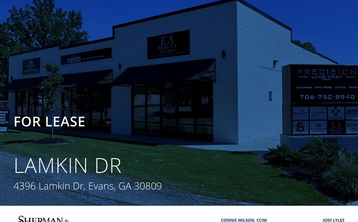 Pictures of Office, Retail property located at 4396 Lamkin Dr, Evans, GA 30809 for lease - image #1