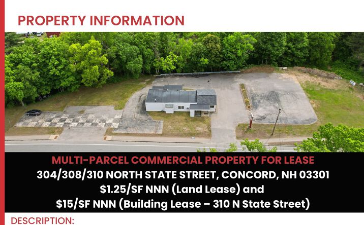 Pictures of Retail, Office, Land property located at 304/308/310 North State St, Concord, NH 03301 for lease - image #1