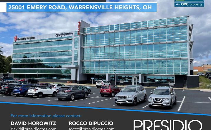 Pictures of Office property located at 25001 Emery Road, Warrensville Heights, OH 44128 for lease - image #1