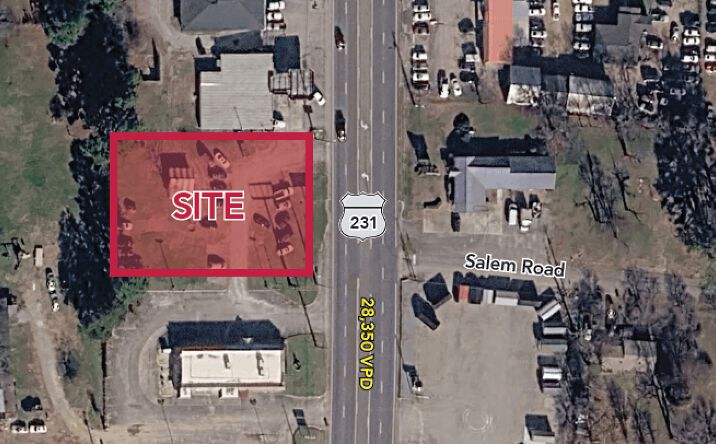 Pictures of Land property located at 13997 Hwy 231 & 431, Hazel Green, AL 35750 for lease - image #1