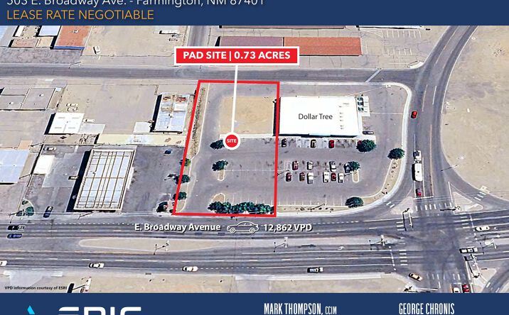 Pictures of Land property located at 503 E. Broadway Ave., Farmington, NM 87401 for lease - image #1