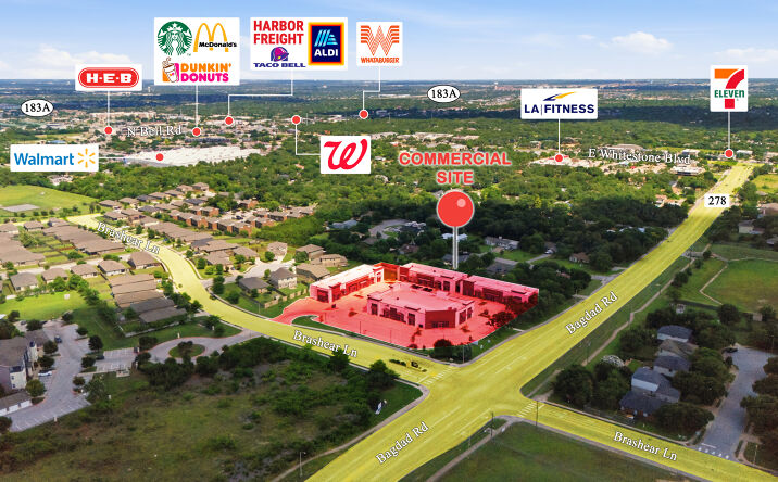 Pictures of Retail property located at 610 BRASHEAR LN SUIT 105, CEDAR PARK, TX 78613-3087 for lease - image #1