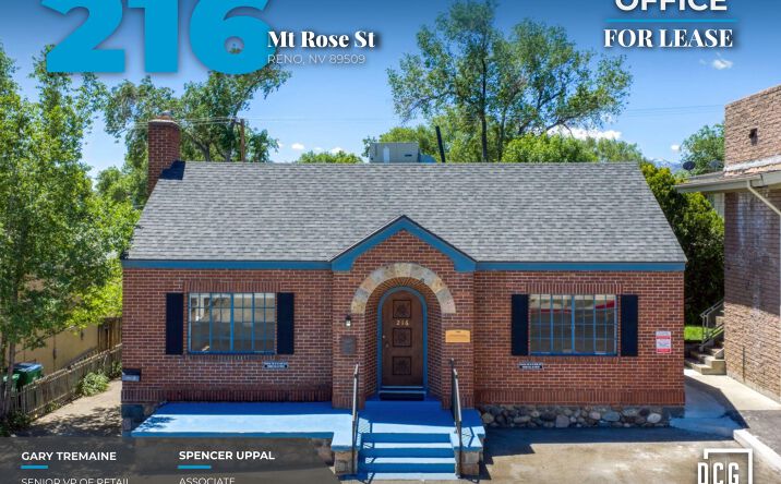 Pictures of Office property located at 216 Mt Rose St, Reno, NV 89509 for lease - image #1