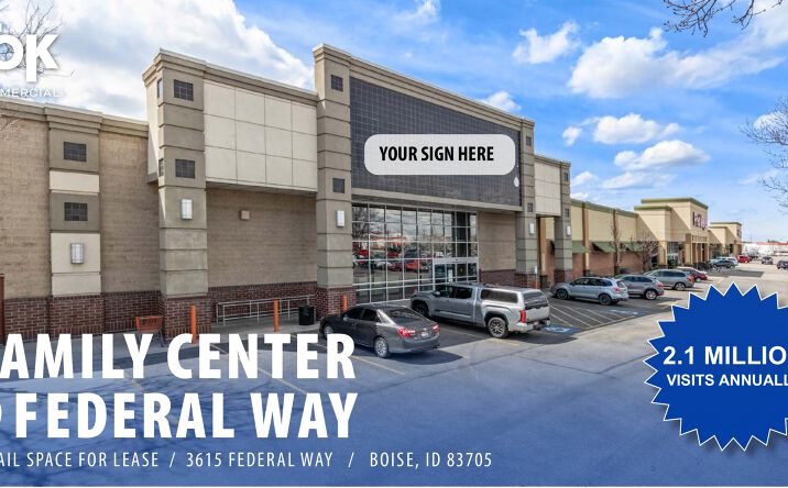 Pictures of Retail property located at 3615 Federal Way, Boise, ID 83705 for lease - image #1