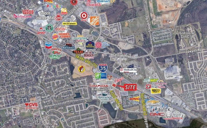 Pictures of Land, Retail property located at 3200 Wind River Ln, Denton, TX 76210 for lease - image #1